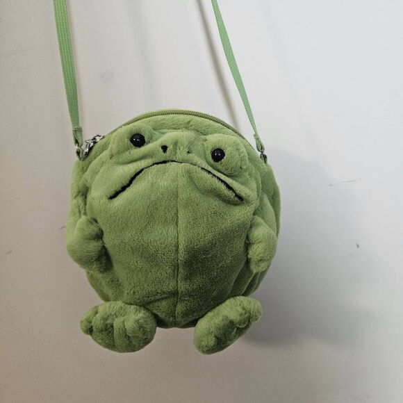 Jellycat Ricky Rain Frog Bag - Picture 1 of 6
